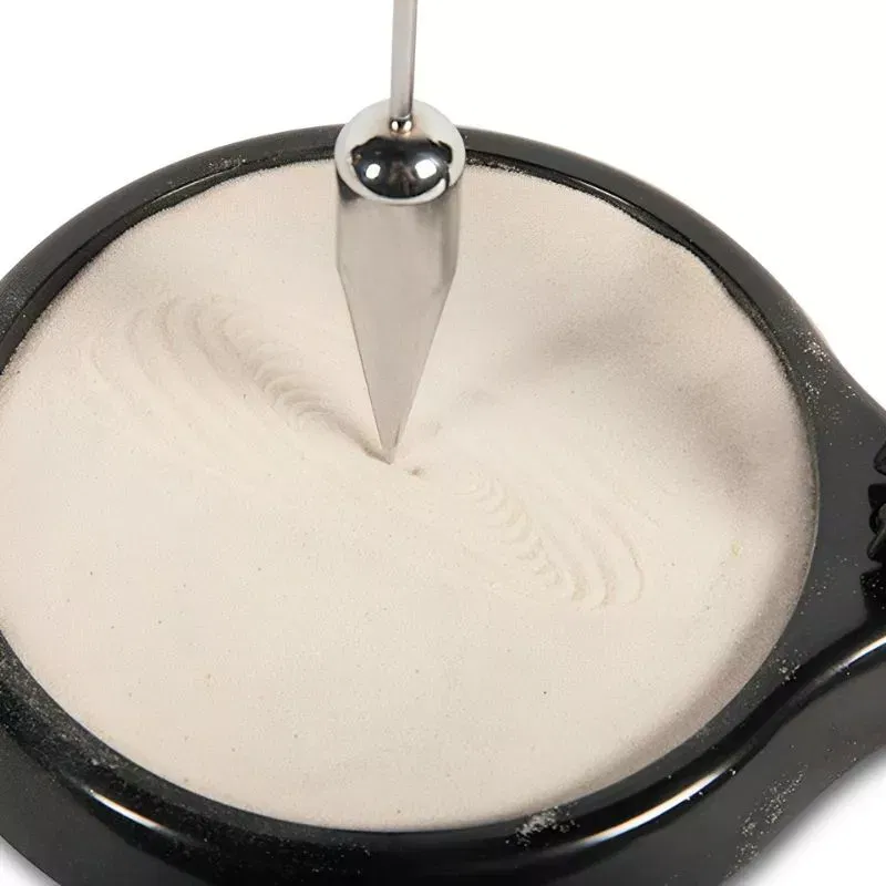 Pendul din crom cu nisip [6]