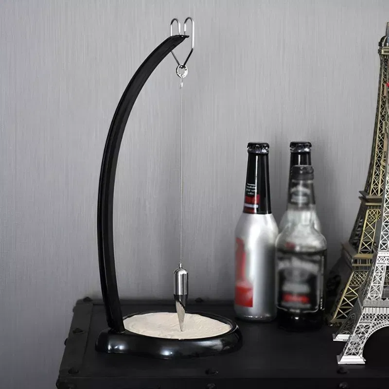 Pendul din crom cu nisip [7]