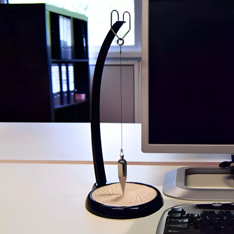 Pendul din crom cu nisip [1]