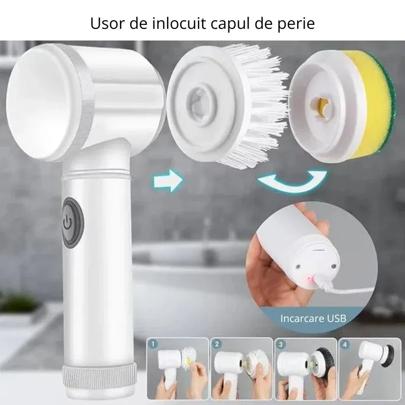 Perie electrica de curatat cu 5 capete [4]