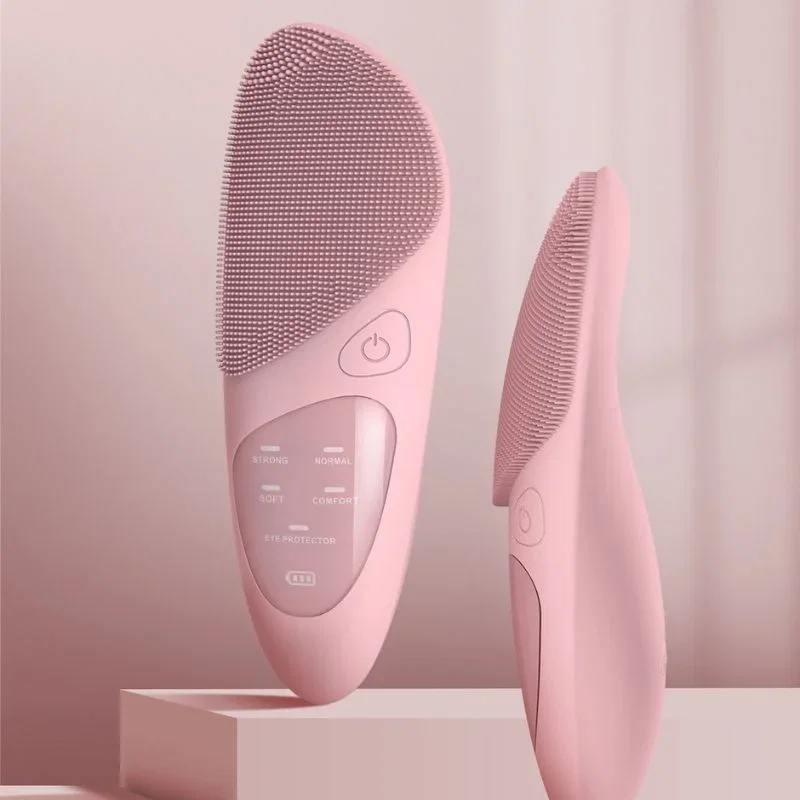 Perie faciala electrica 5 in 1 pentru curatare si exfoliere, cu vibratii, reincarcabila [2]