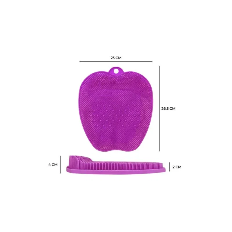 Perie pentru picioare din silicon, curatare, exfoliere si masaj [4]
