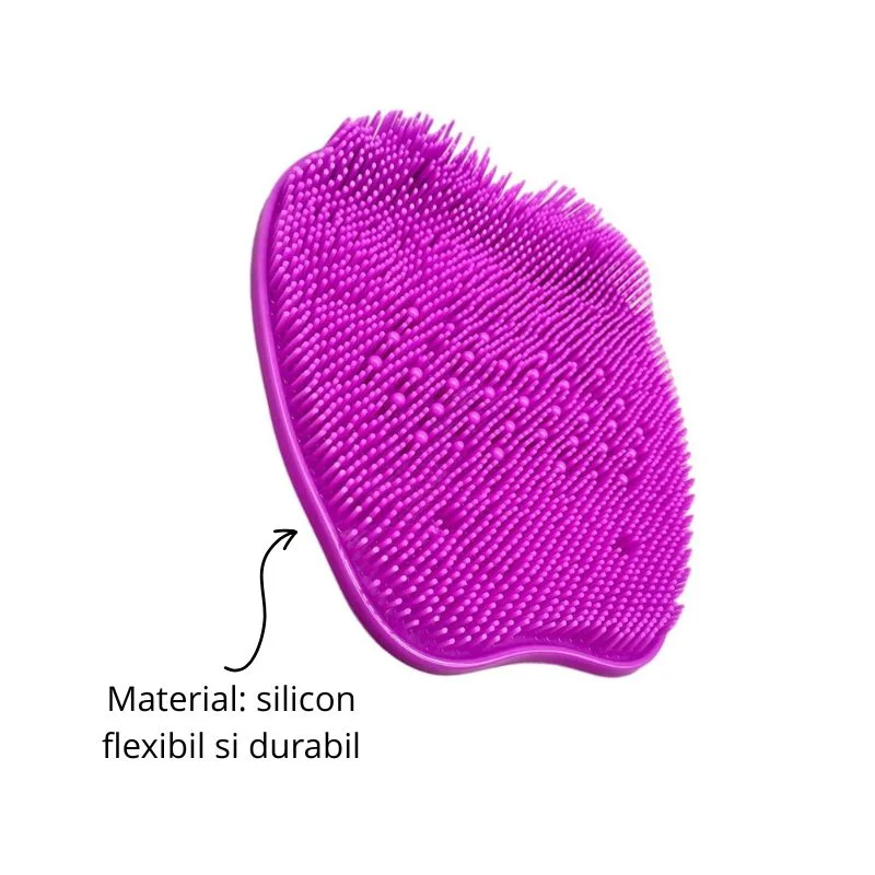 Perie pentru picioare din silicon, curatare, exfoliere si masaj [5]