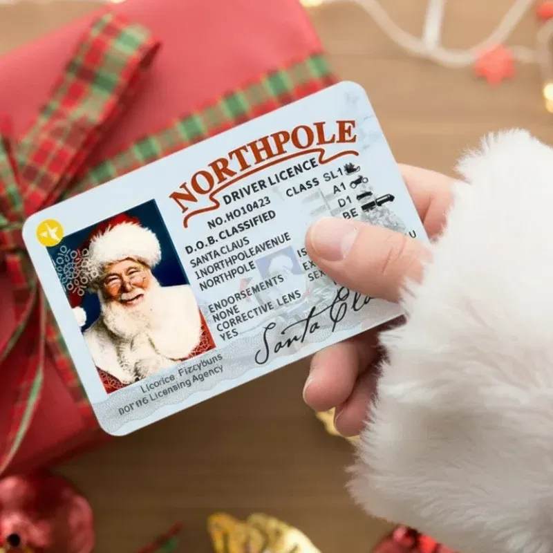 Cadouri Haioase - Permisul de conducere al lui Mos Craciun