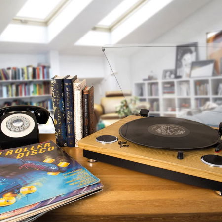 Pick up portabil cu Bluetooth si difuzoare [1]