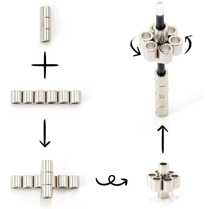 Pix Argintiu Antistres cu Magnet [6]