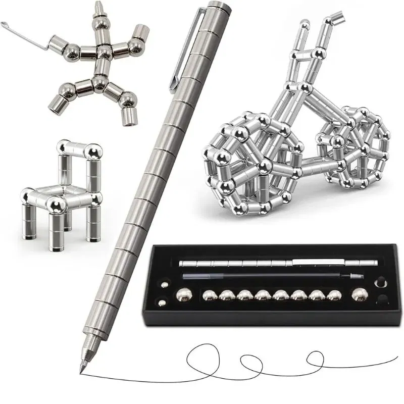 Pix Argintiu Antistres cu Magnet [3]