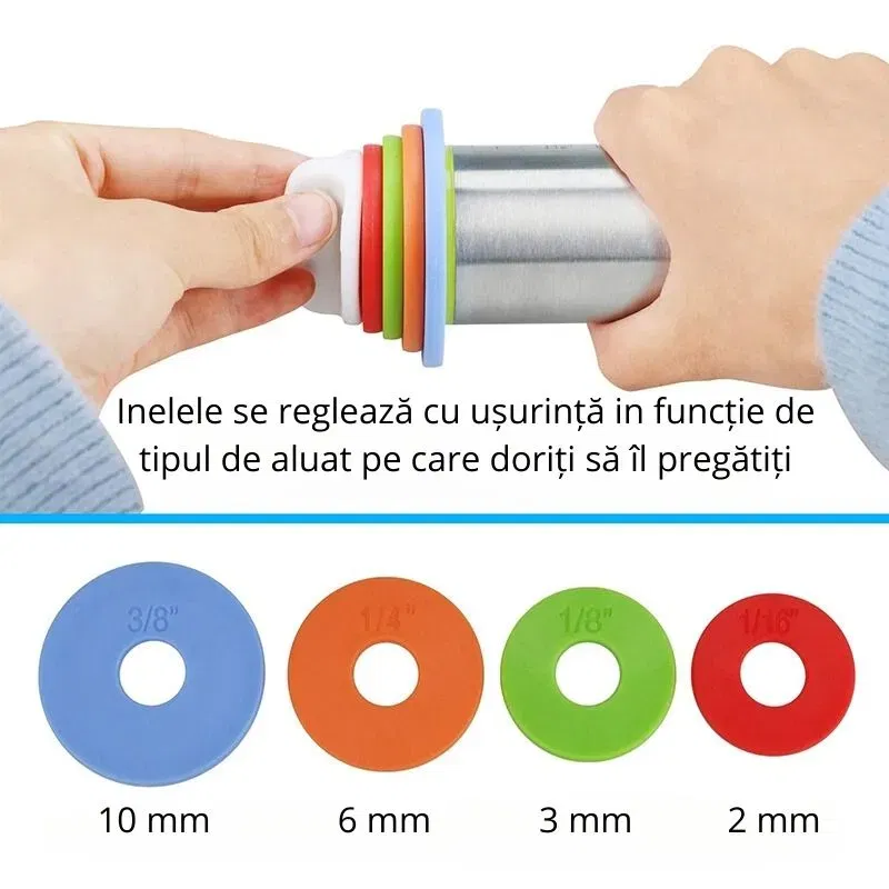 Plansa de aluat cu sucitor reglabil Set cadou Bucatareala [15]