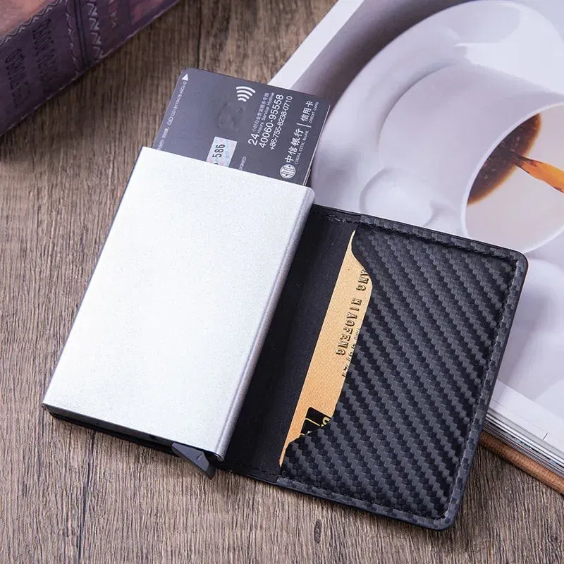 Portofel Antifrauda Compact Carbon [2]