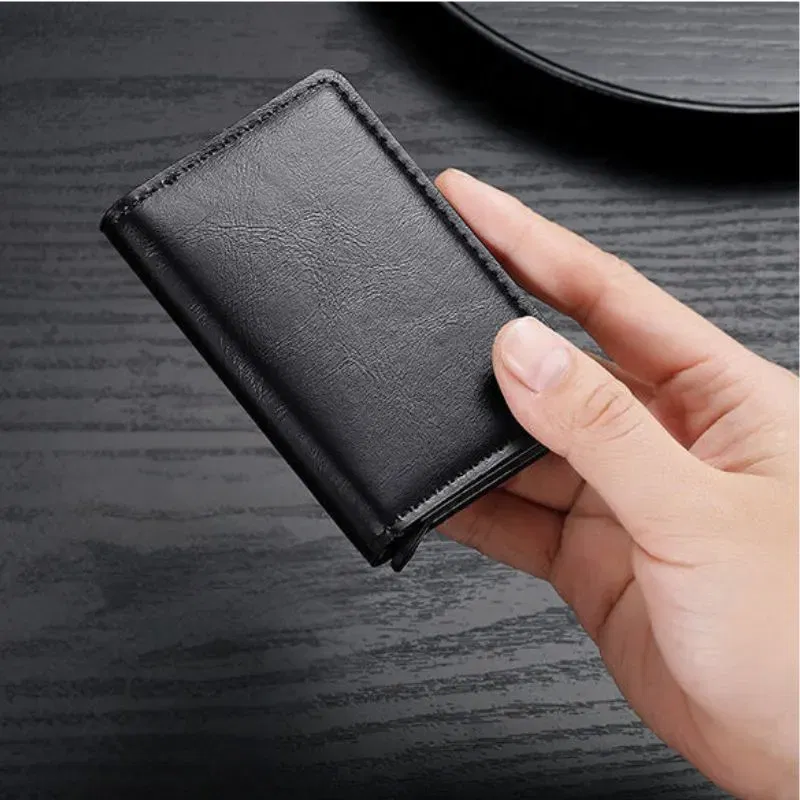 Portofel Antifrauda Compact Negru [3]