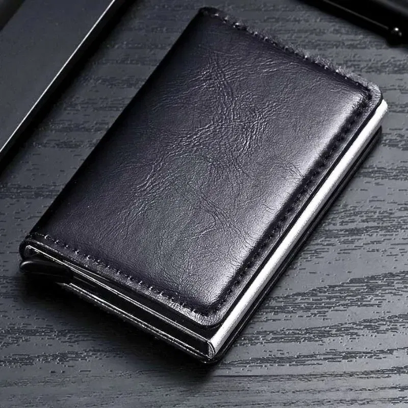 Portofel Antifrauda Compact Negru [2]