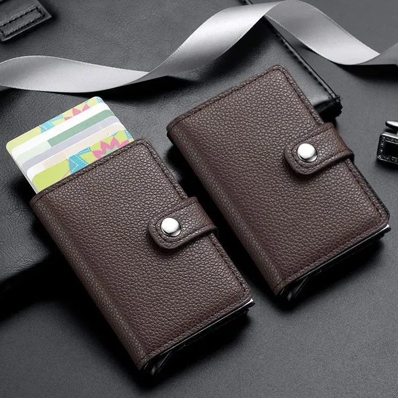 Portofel maro Slim RFID [2]