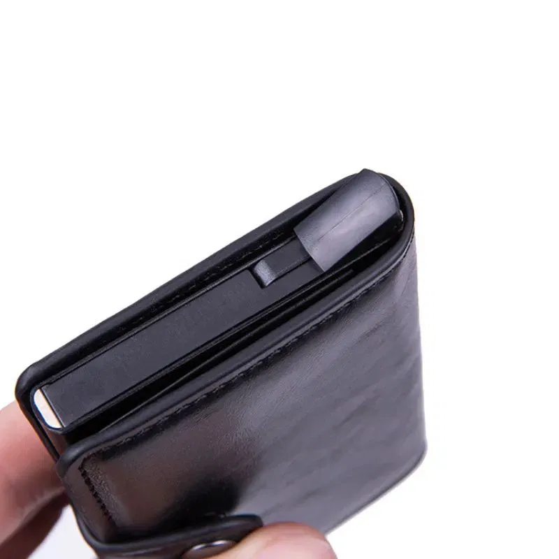 Portofel Negru din piele ecologica Protectie RFID [4]