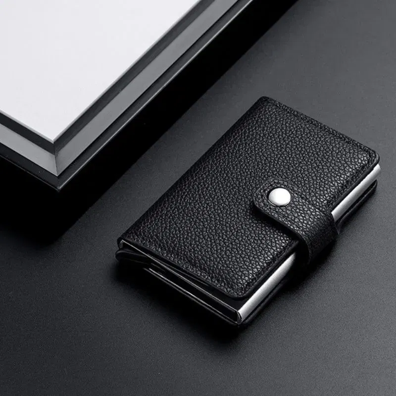 Portofel negru Slim RFID [5]