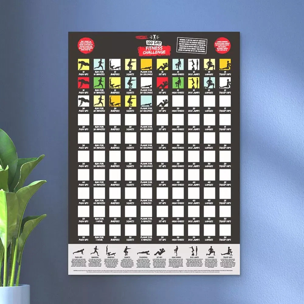 Poster razuibil - 100 de zile Fitness Challenge [0]
