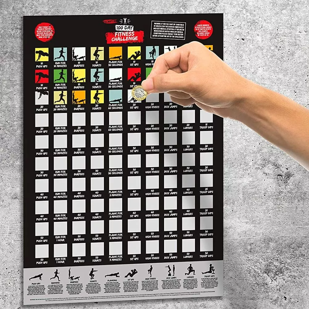Poster razuibil - 100 de zile Fitness Challenge [1]