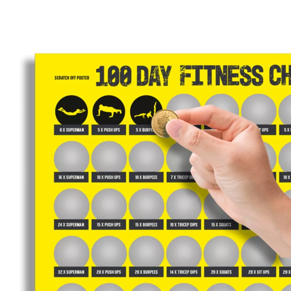 Poster razuibil 100 zile de Fitness [3]