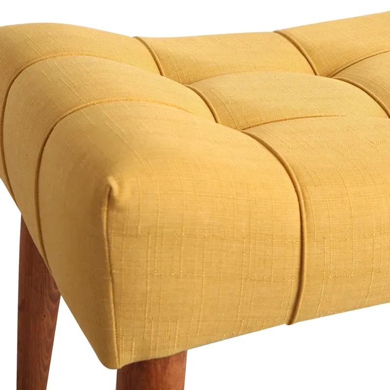 Pouf New Cool galben, stil modern, confort sporit [2]