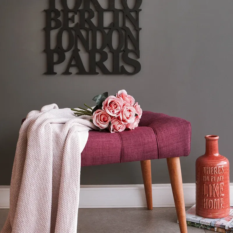 Pouf New Cool mov, design elegant, confort maxim [0]