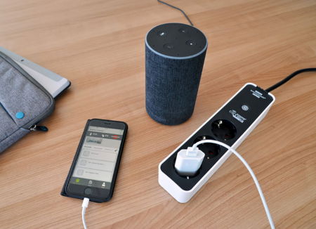 Prelungitor smart, 3 prize, control vocal Alexa sau Google, WIFI, timer [1]