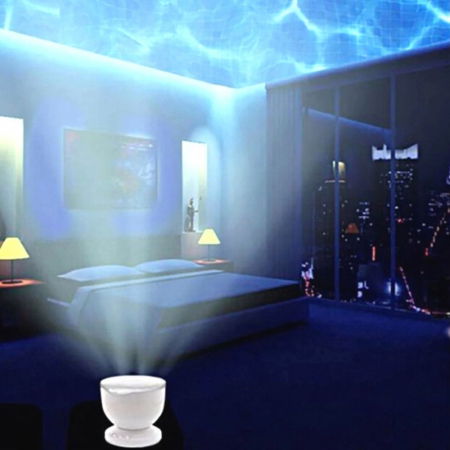 Cadouri Zodia Berbec - Proiector tavan led cu boxa Speaker Ocean