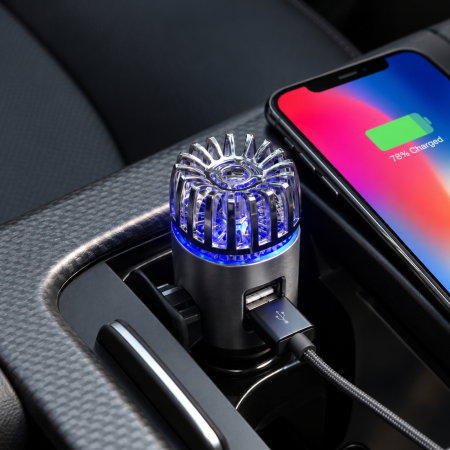 Purificator auto cu incarcator dual port USB [20]