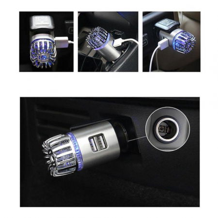 Purificator auto cu incarcator dual port USB [7]