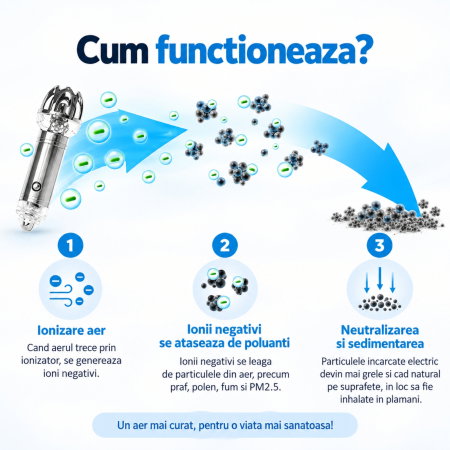 Purificator de aer auto Argintiu [6]