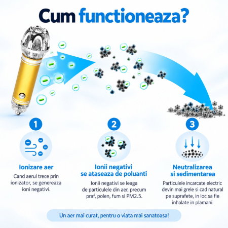 Purificator de aer auto Auriu [3]