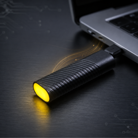 Cadouri Majorat - Purificator de aer USB Negru
