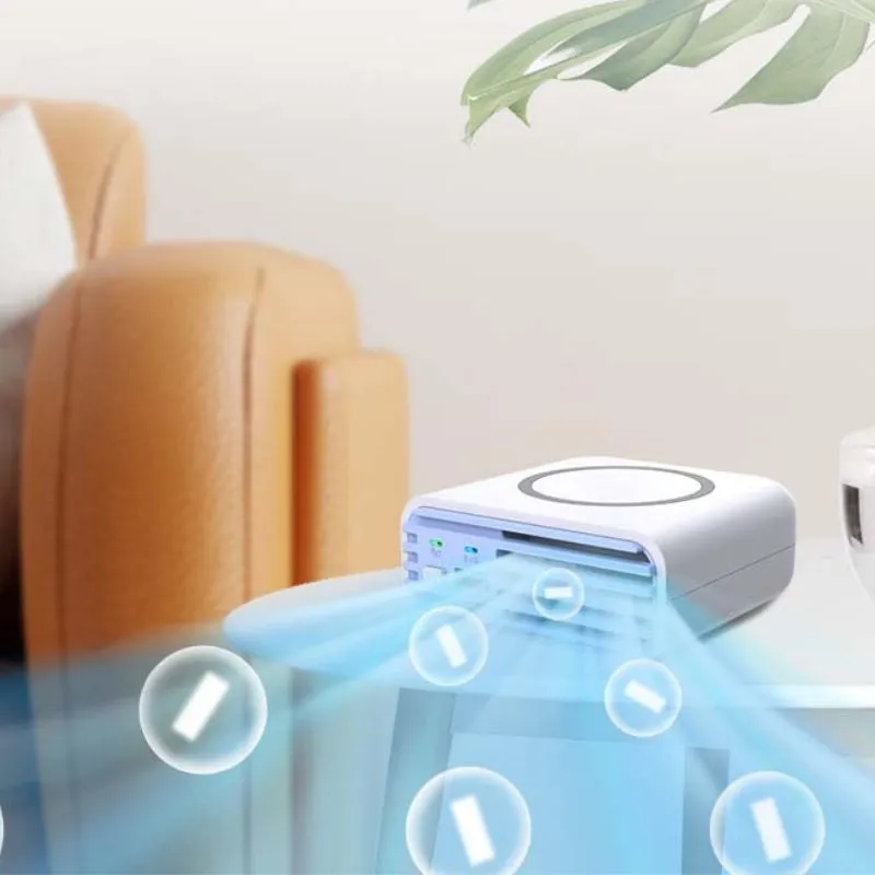 Reduceri - Purificator de aer wireless 3 in 1 Albastru