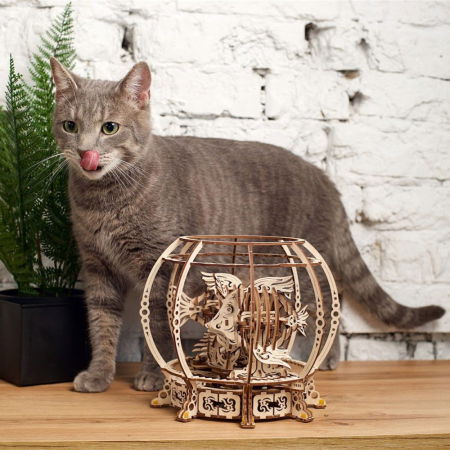 Puzzle 3D Acvariul mecanic, Ugears [4]