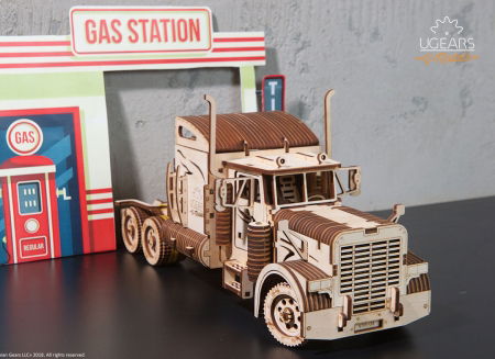 Puzzle 3D Camion VM-03 din lemn Ugears [4]