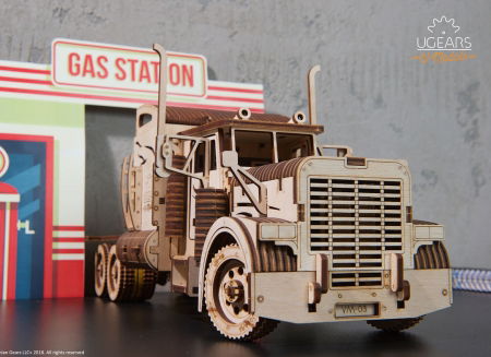 Puzzle 3D Camion VM-03 din lemn Ugears [3]