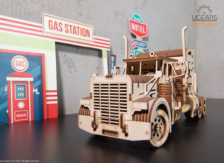 Puzzle 3D Camion VM-03 din lemn Ugears [2]