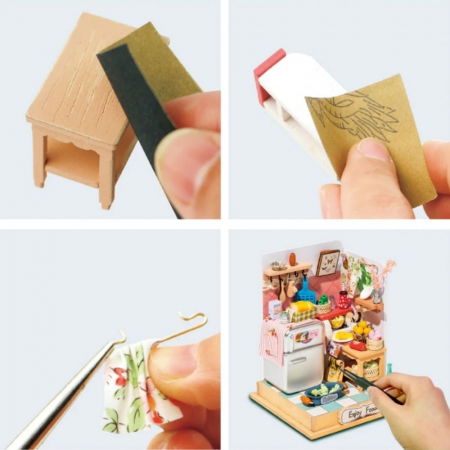 Puzzle 3D Casuta DIY, Gustul vietii (Bucatarie), Rolife [6]