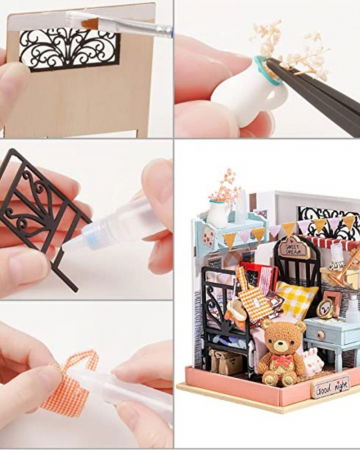 Puzzle 3D Casuta DIY, Vise frumoase (Dormitor), Rolife [5]