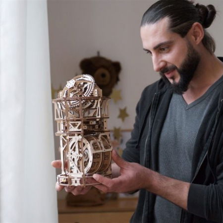 Puzzle 3D Ceas Sky Watcher din Lemn Ugears [2]