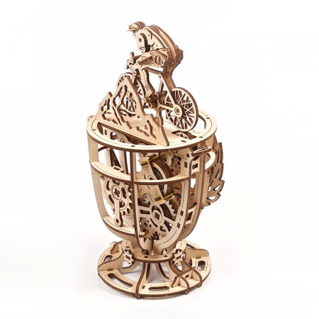 Puzzle 3D Ciclist Automat din lemn Ugears [8]