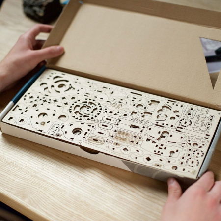 Puzzle 3D Cobra Drift Car, Ugears [3]