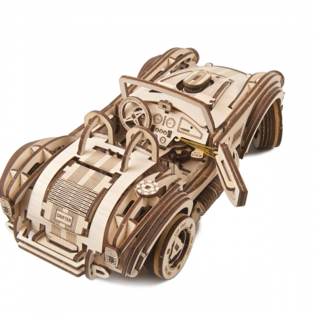 Puzzle 3D Cobra Drift Car, Ugears [5]
