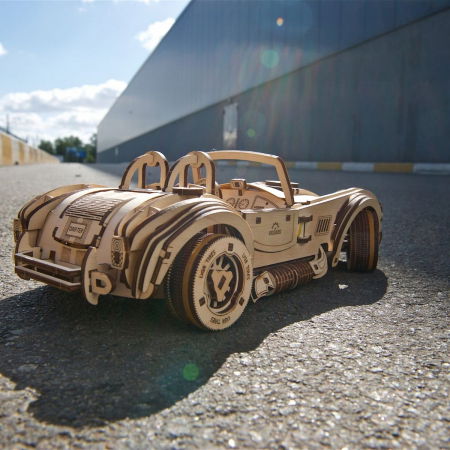 Puzzle 3D Cobra Drift Car, Ugears [2]