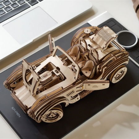 Puzzle 3D Cobra Drift Car, Ugears [0]