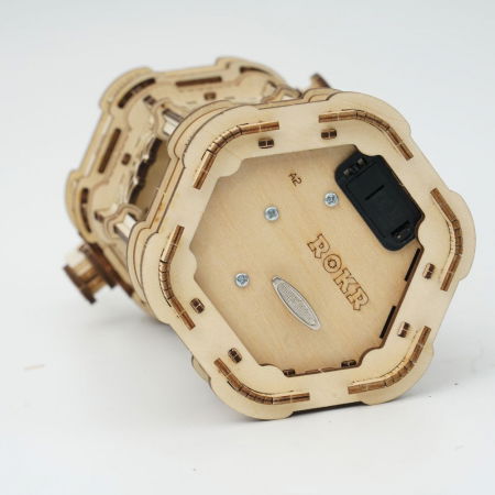 Puzzle 3D Cutie Muzicala, Lantera din Era Victoriana, Lemn, Robotime [5]