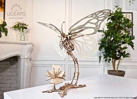 Puzzle 3D Fluture mecanic Ugears [6]