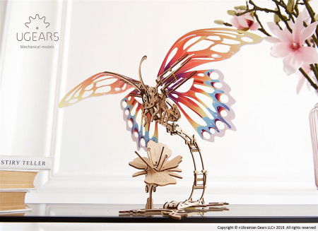 Puzzle 3D Fluture mecanic Ugears [8]