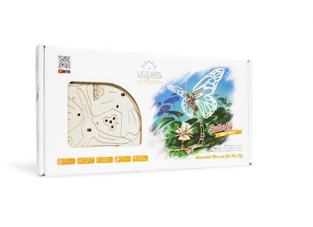 Puzzle 3D Fluture mecanic Ugears [13]