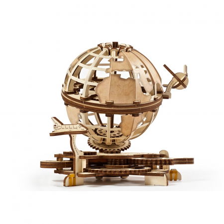 Puzzle 3D Glob pamantesc din lemn Ugears [6]