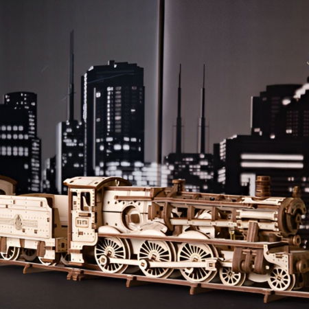 Puzzle 3D Hogwarts  Express din lemn, Ugears [2]