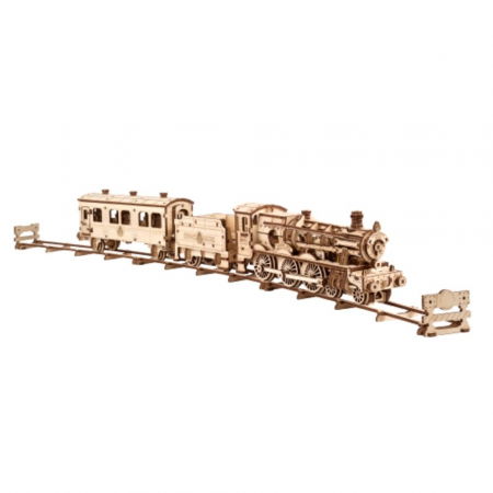 Puzzle 3D Hogwarts  Express din lemn, Ugears [4]